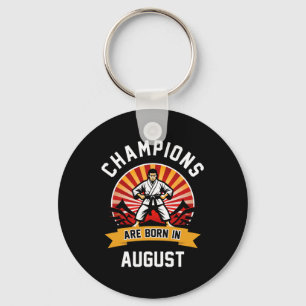 Mom Of A Fighter Support Squad Breast Cancer Ribbo Keychain