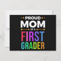 Mom Of A First Grader Shirt First Day Of School Gi