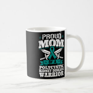 Mom Of A Polycystic Kidney Disease Warrior Awarene Coffee Mug