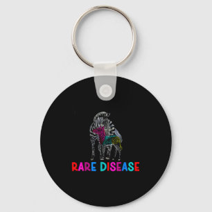 Mom Of A Rare Disease Warrior Mom Rare Disease Awa Keychain