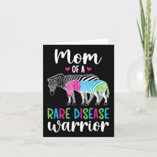 Mom Of A Rare Disease Warrior Mother Rare Disease Card