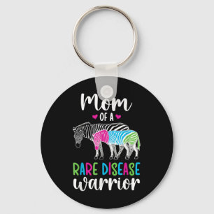 Mom Of A Rare Disease Warrior Mother Rare Disease  Keychain
