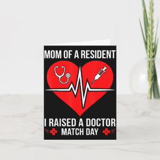 Mom of a resident raised a doctor match day 2026 card