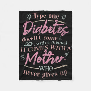 Mom Of A T1d Diabetes Child Fleece Blanket