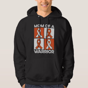 Mom Of A Warrior Support Squad Leukemia Awareness Hoodie