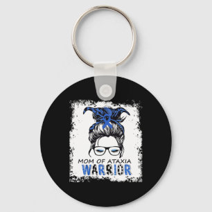 Mom Of Ataxia Warrior Keychain