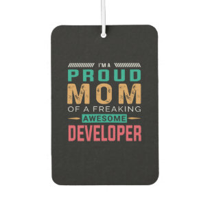 Mom Of Awesome Developer Air Freshener