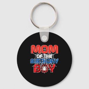 Mom Of Birthday Boy Sder Bday Party Family Matchin Keychain