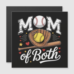 Mom of Both Game Day Baseball Softball 