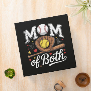 Mom of Both Game Day Baseball Softball Binder