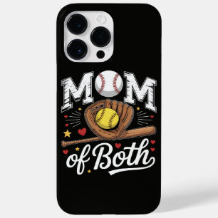 Mom of Both Game Day Baseball Softball  Case-Mate iPhone 14 Pro Max Case