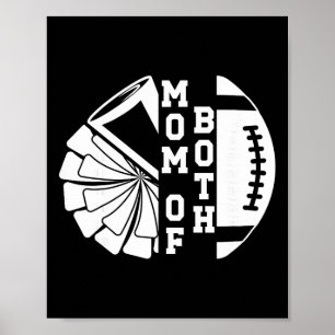 Mom Of Both Proud Footll And Cheer Mom _1 Poster