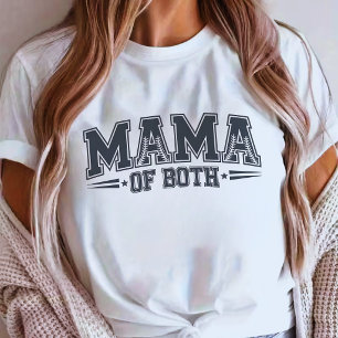 Mom of Both Softball & Baseball – Proud Sports Mom T-Shirt
