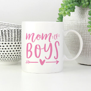 Mom of Boys Coffee Mug