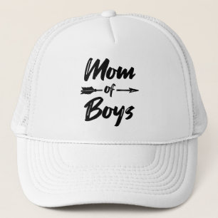 MOM OF BOYS Happy Mothers Day Mum Cool Mom Trucker Hat