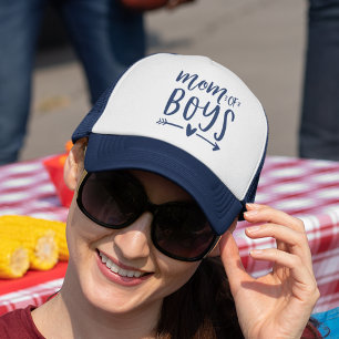 Mom of Boys Trucker Hat