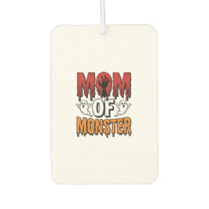 Mom of Monster Vintage Halloween Shirt Design_1 Air Freshener