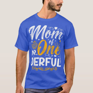 Mom of Mr One Derful Party Matching Family 1st Bir T-Shirt
