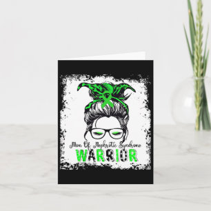 Mom Of Nephrotic Syndrome Warrior Green Ribbon Mom Card