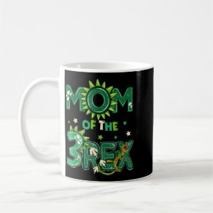 Mom Of The 3rd Birthday T-Rex Birthday Dinosaur Coffee Mug