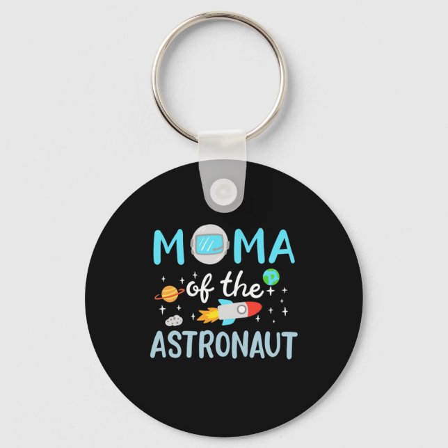 Mom Of The Astronaut Keychain (Front)