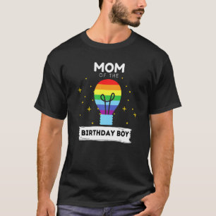 Mom Of The Birthday Boy Autism Awareness Aspergers T-Shirt