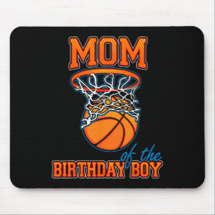Mom Of The Birthday Boy Bysketbyll Birthday Family Mouse Pad