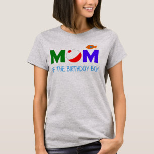 Mom of the birthday boy fish T-Shirt