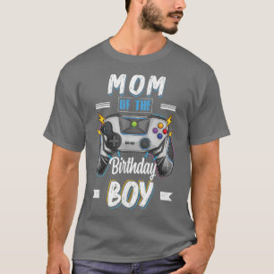 Mom of the Birthday Boy Matching family Video Game T-Shirt