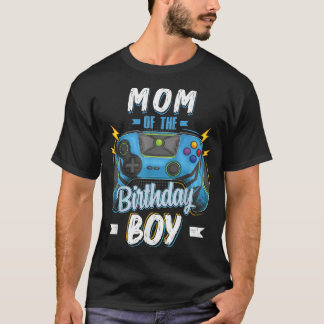 Mom of the Birthday Boy Matching family Video Game T-Shirt