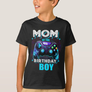 Mom Of The Birthday Boy Matching Video Game Birthd T-Shirt