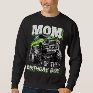 Mom of the Birthday Boy Monster Truck Birthday Nov Sweatshirt