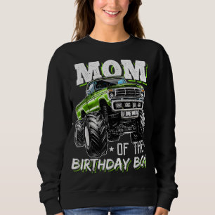 Mom of the Birthday Boy Monster Truck Birthday Nov Sweatshirt