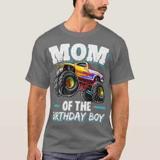 Mom of the Birthday Boy Monster Truck Birthday Nov T-Shirt