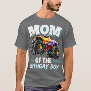 Mom of the Birthday Boy Monster Truck Birthday Nov T-Shirt