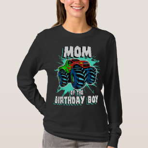 Mom of the Birthday Boy Monster Truck Birthday Par T-Shirt