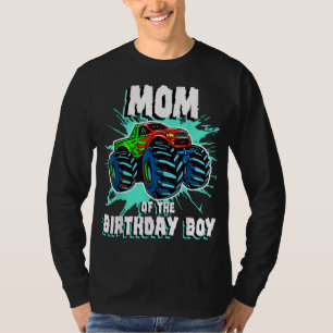 Mom of the Birthday Boy Monster Truck Birthday Par T-Shirt