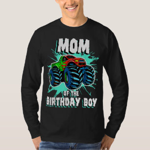 Mom of the Birthday Boy Monster Truck Birthday Par T-Shirt