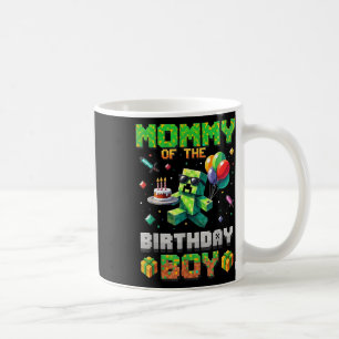 Mom Of The Birthday Boy Party Video Gamer Pixel Nu Coffee Mug