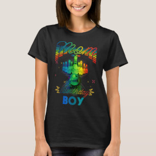 Mom Of The Birthday Boys Matching Family Bowling B T-Shirt