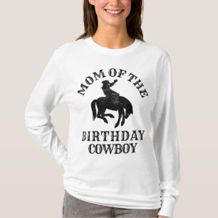 Mom of the Birthday Cowboy - Western Rodeo Party M T-Shirt