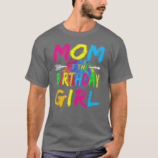 Mom of the Birthday Girl 80s Party boy T-Shirt