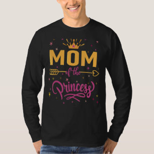 Mom Of The Birthday Princess Girls Birthday Party T-Shirt
