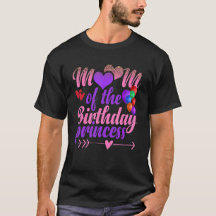 Mom of The Birthday Princess Girls Party Event Kid T-Shirt