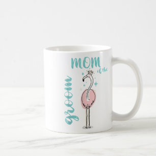 Mom Of The Groom Flamingo Outfit Wedding Matching Coffee Mug