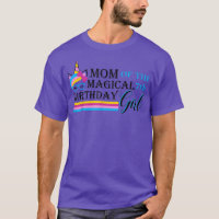 Mom of the Magical 7th Birthday Girl unicorn gift 