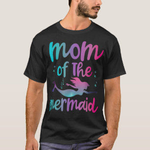 Mom Of The Mermaid Matching Family  T-Shirt