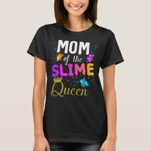 mom of the slime queen crown Birthday Matching Par T-Shirt