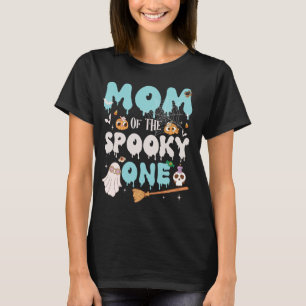 Mom of The Spooky One Boy 1st Birthday Halloween F T-Shirt