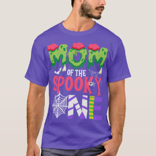 Mom Of The Spooky One Halloween First 1st Birthday T-Shirt